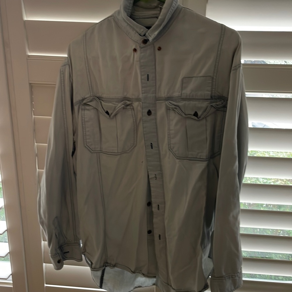 Vintage Men’s Bugle Boy Men’s Button-Up Shirt Size L (fits like M)